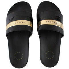 Cruyff Aqua Copa BCN Womens Black Sliders