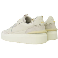 Cruyff Endorsed Tennis Mens Beige Trainers