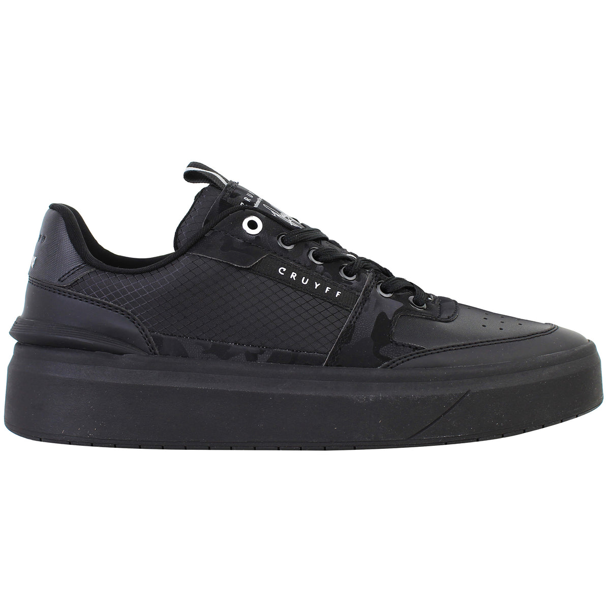 Cruyff Endorsed Tennis Mens Black Trainers