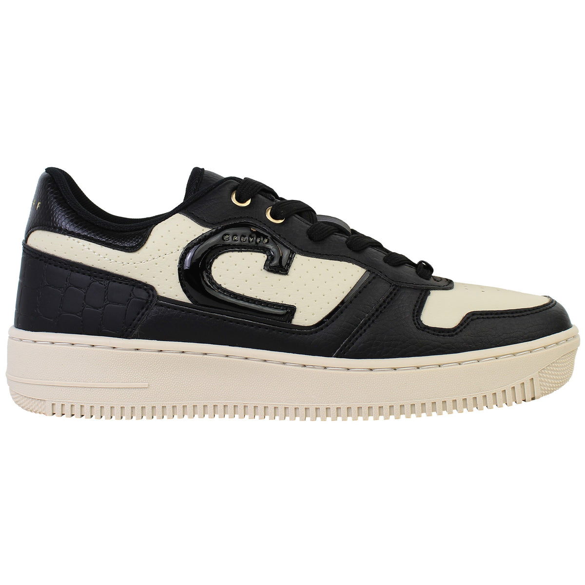 Cruyff Campo Low Lux Womens Black/Cream Trainers