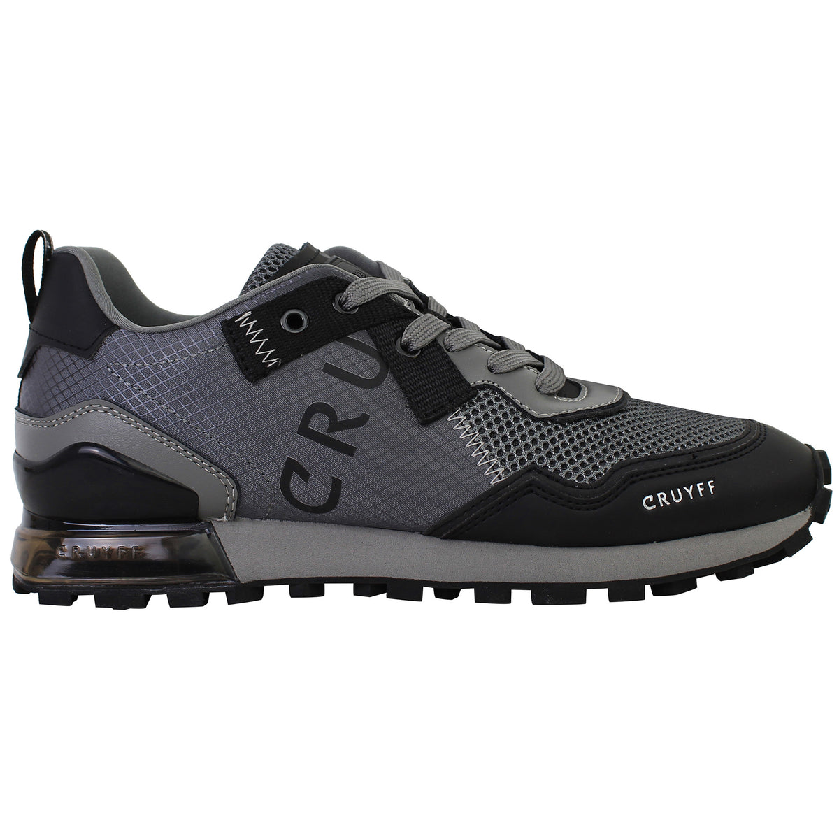 Cruyff Superbia Mens Grey/Black Trainers