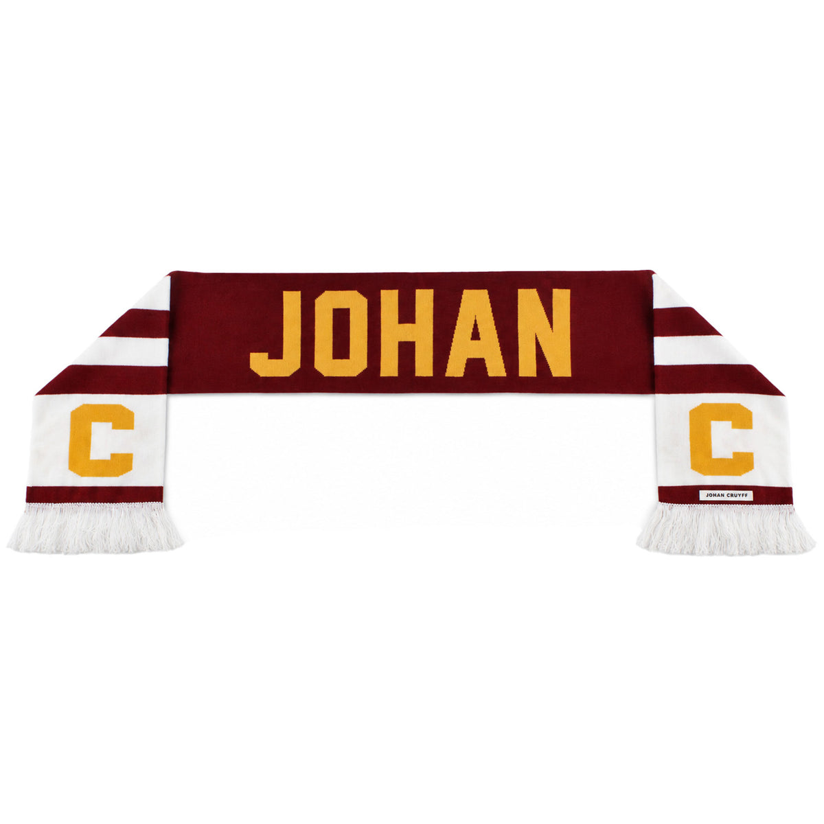 Cruyff Kauf Johan 14 Burgundy Scarf