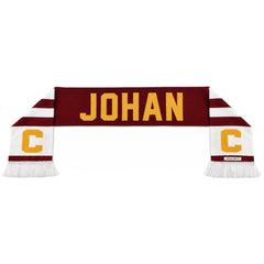 Cruyff Kauf Johan 14 Burgundy Scarf