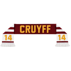 Cruyff Kauf Johan 14 Burgundy Scarf
