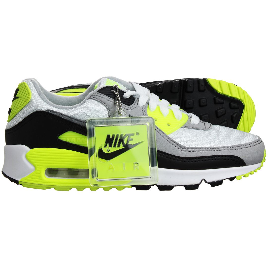 Nike Air Max 90 Womens White/Green Trainers