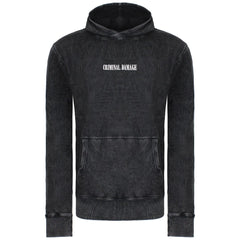 Criminal Damage Carpe Diem Mens Black Hoodie