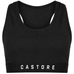 Castore Logo Womens Black Sports Bra