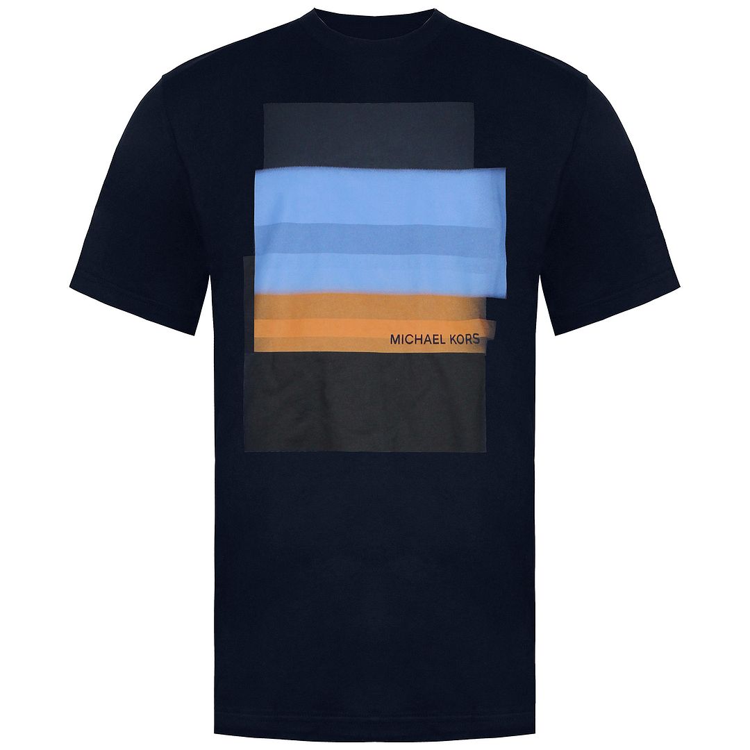 Michael Kors Graphic Mens Navy T-Shirt