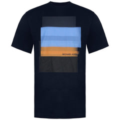 Michael Kors Graphic Mens Navy T-Shirt