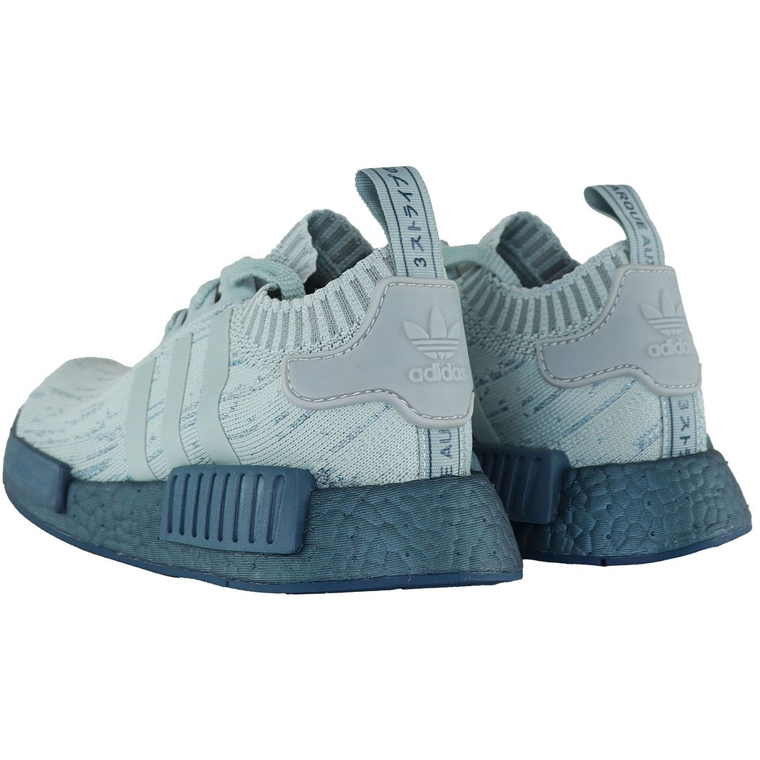 Adidas NMD_R1 Primeknit Womens Light Blue Trainers