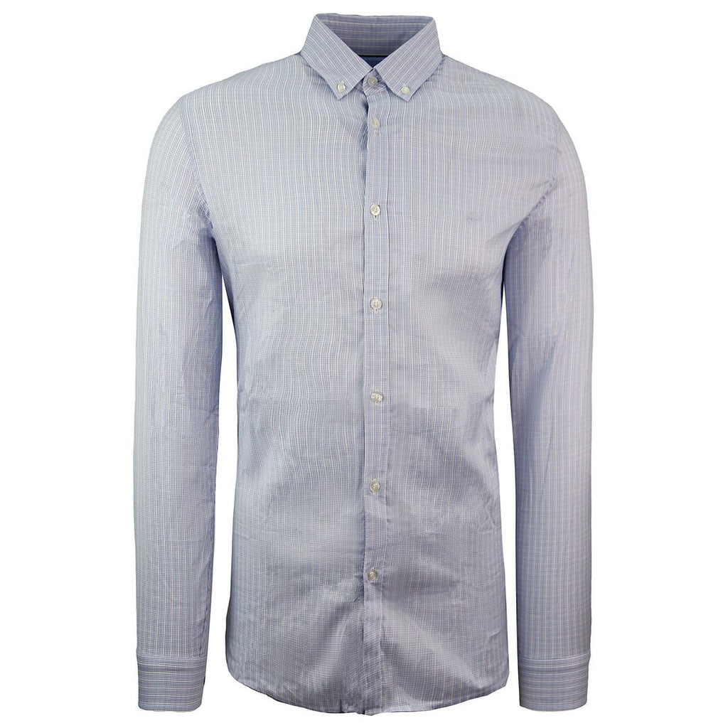 Lacoste Slim Fit Mens Light Blue Oxford Shirt