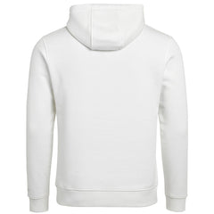 Crosshatch Chest Print Mens Off White Hoodie