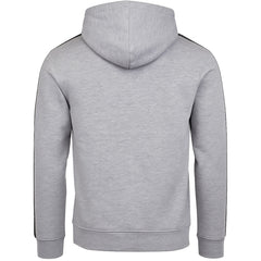 Crosshatch Apollos Panel Tape Mens Grey Hoodie