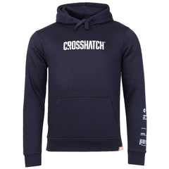 Crosshatch Bellmant Mens Navy Hoodie