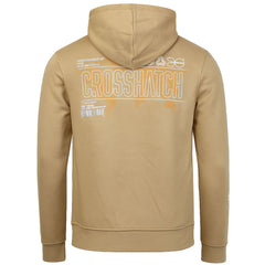 Crosshatch Bellmant Mens Stone Hoodie