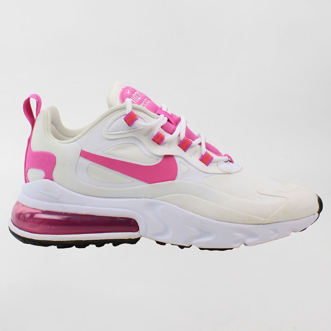 Nike Air Max 270 React Womens White Trainers - Marks