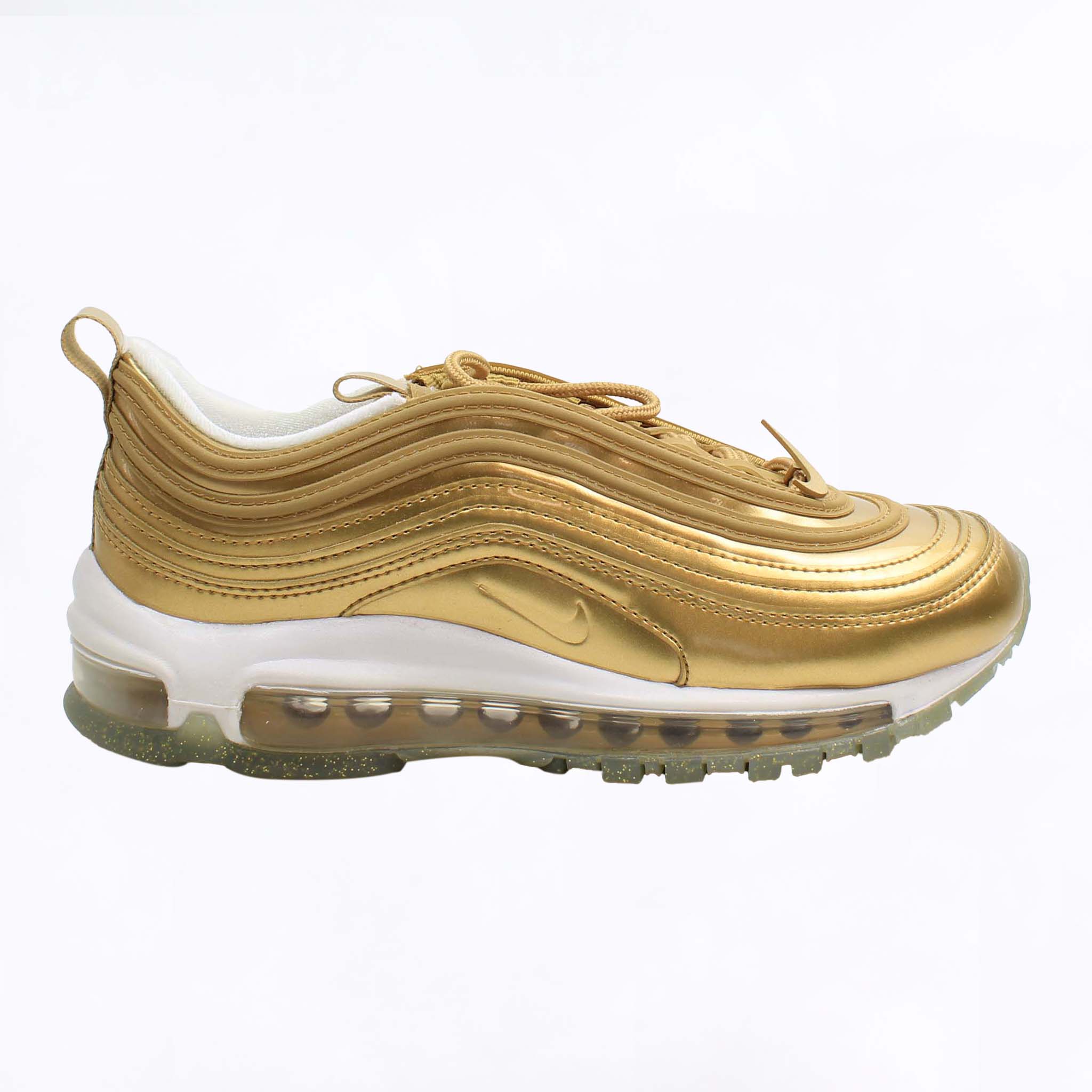 Nike Air Max 97 QS Womens Gold Trainers NO BOX