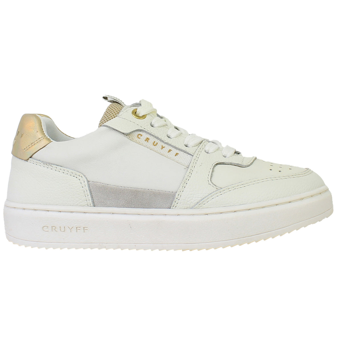 Cruyff Endorsed Tennis Kids Off White Trainers