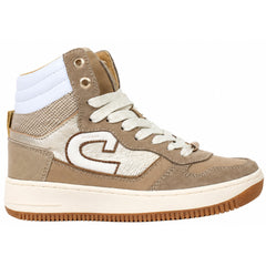 Cruyff Campo High Kids Brown Trainers