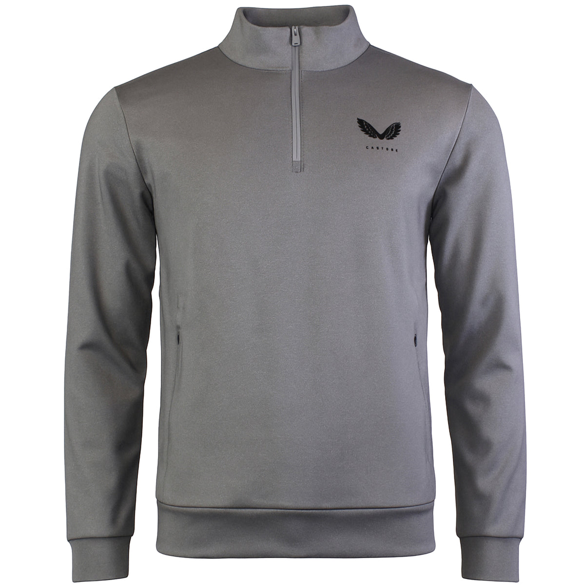 Castore Garcia 1/4 Zip Mens Grey Sweater