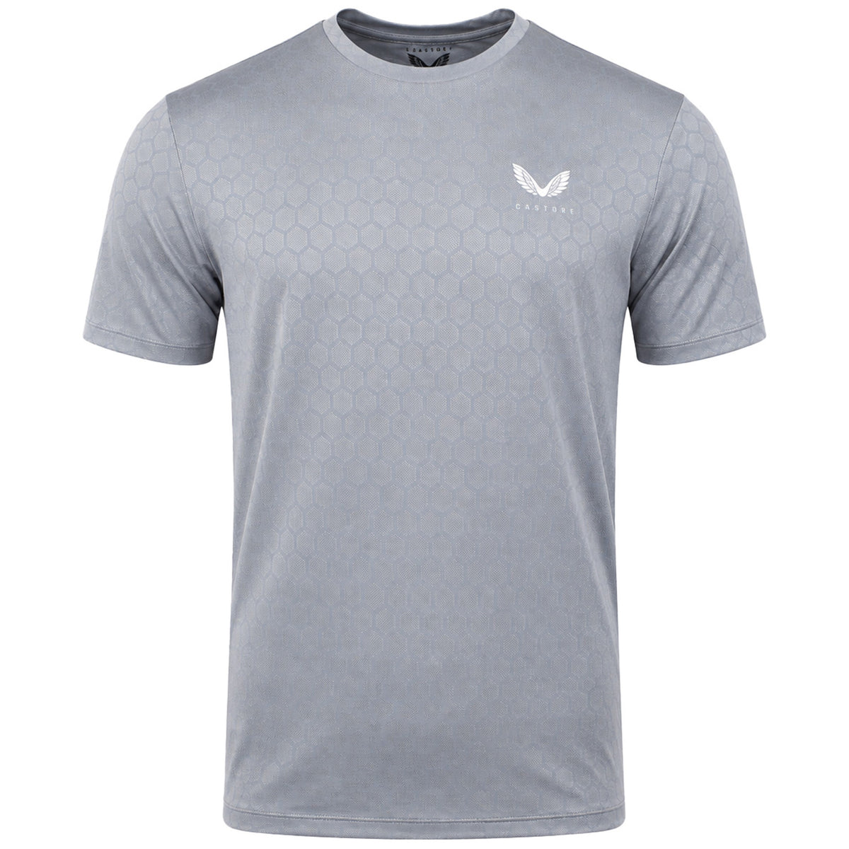 Castore Engineered Knit Mens Grey T-Shirt