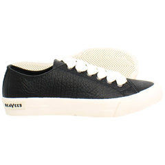 Seavees Crosby Womens Black Plimsolls