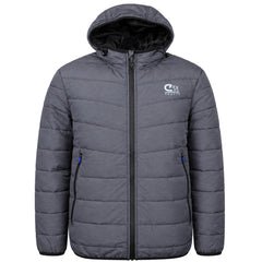 Cruyff Explore Quilted Mens Charcoal Jacket