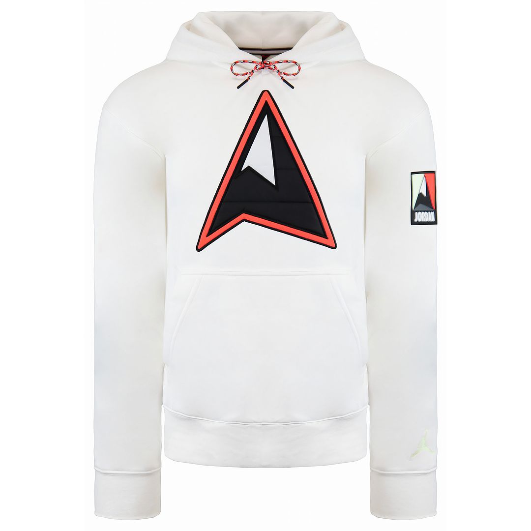 Nike Air Jordan Mens White Hoodie