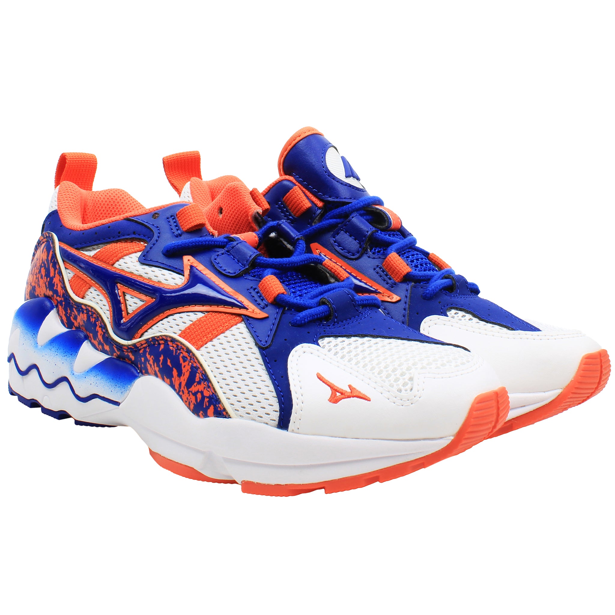 Mizuno Wave Rider 1 Mens White/Blue Trainers