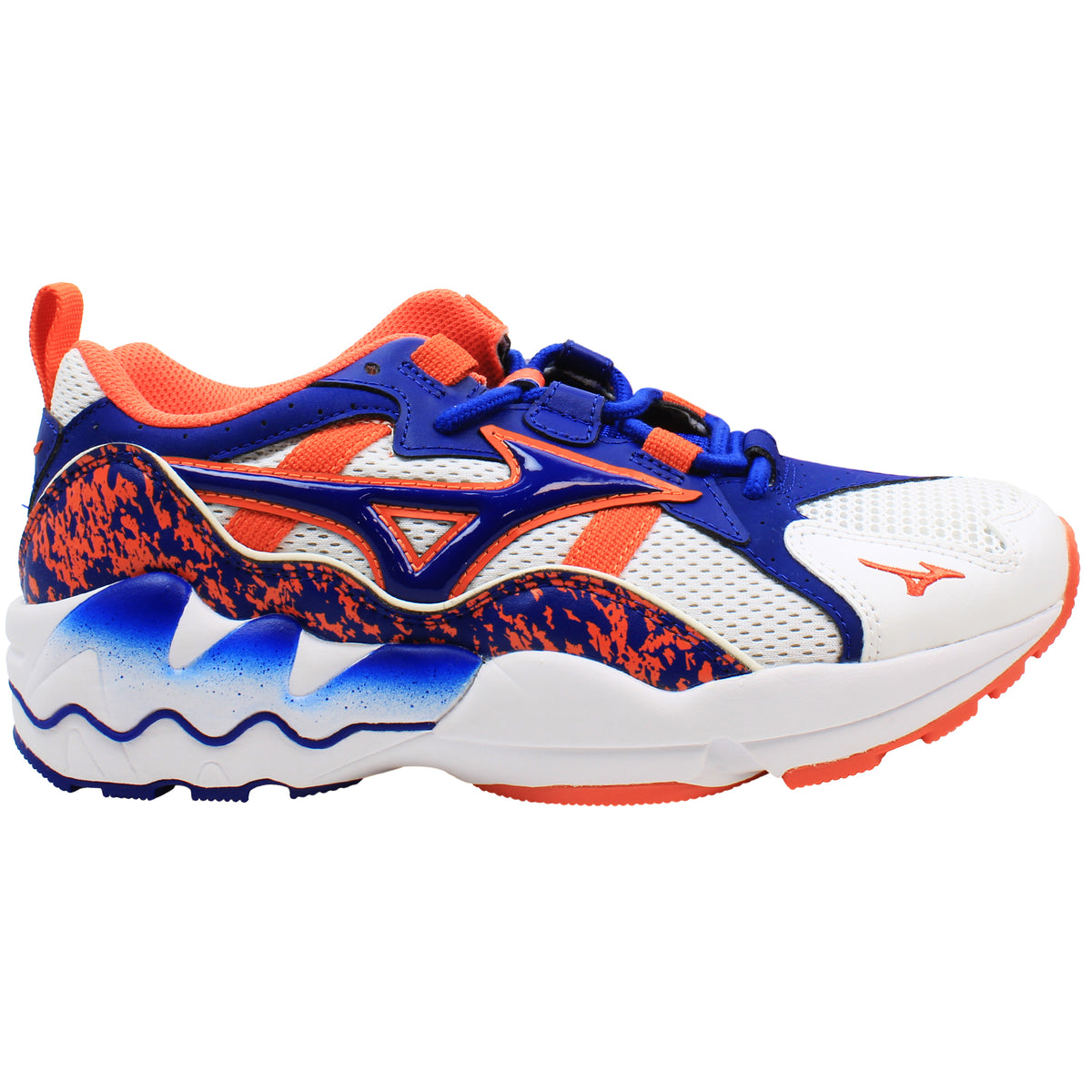 Mizuno Wave Rider 1 Mens White/Blue Trainers