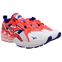 Mizuno Wave Rider 1 Mens White/Pink Trainers