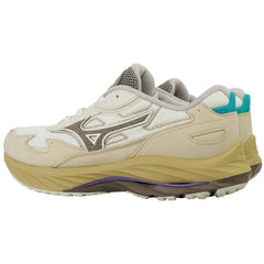 Mizuno Wave Rider Beta Premium Mens Beige Trainers