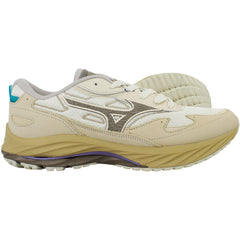 Mizuno Wave Rider Beta Premium Mens Beige Trainers