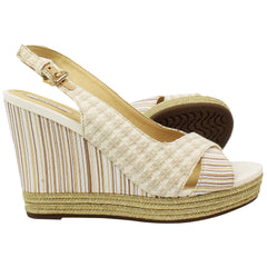 Geox Janira Womens Beige Wedges