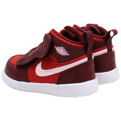 Nike Air Jordan 1 Mid SE TD Kids Red Trainers