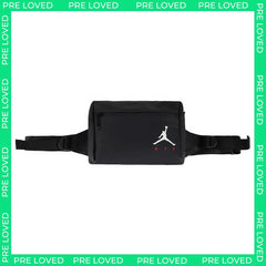 Nike Jordan Logo Mens Black Crossbody Waist Bag - No packaging