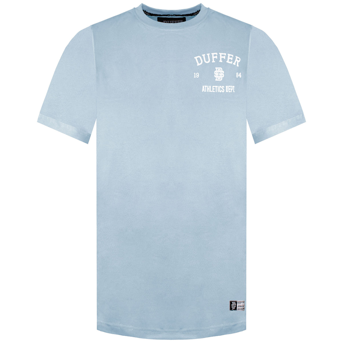 Duffer Locker Mens Blue Marl T-Shirt