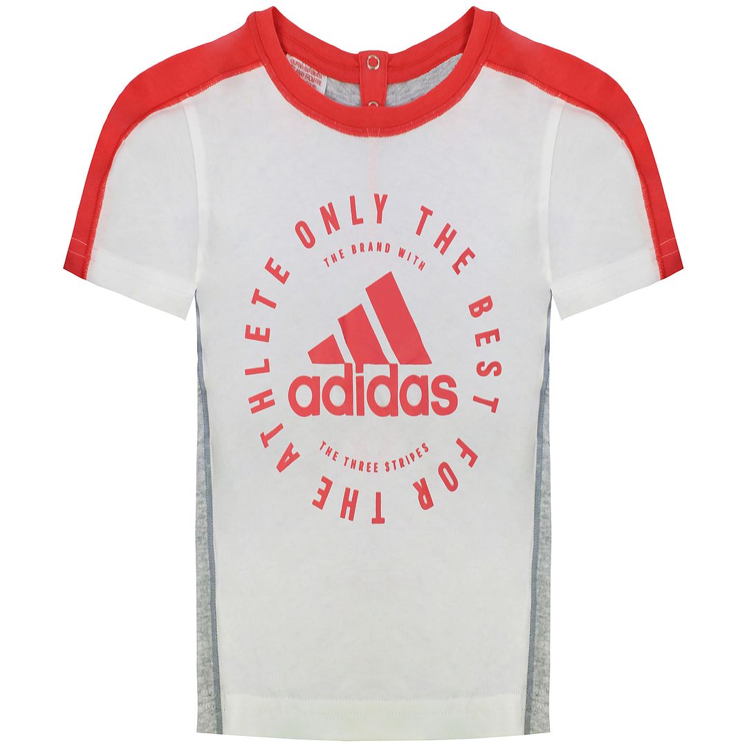 Adidas Summer Kids White/Orange Set