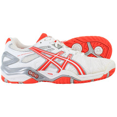 Asics Gel-Resolution 5 Womens White Tennis Shoes