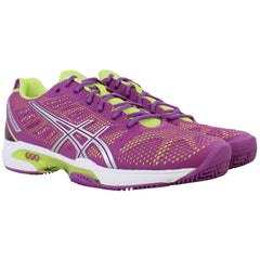 Asics Gel-Solution Speed 2 Clay Womens Purple Tennis Shoes