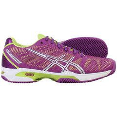 Asics Gel-Solution Speed 2 Clay Womens Purple Tennis Shoes