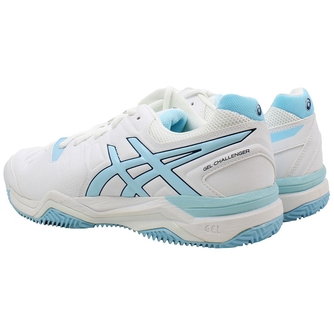 Asics Gel-Challenger 10 Clay Womens White Tennis Shoes