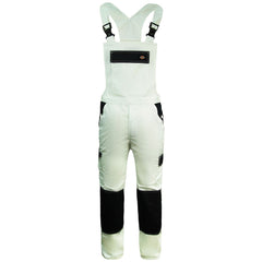 Dickies Everyday Bib & Brace Mens White Work Dungarees