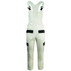 Dickies Everyday Bib & Brace Mens White Work Dungarees