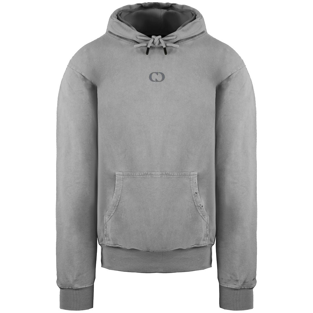 Criminal Damage Essential Distressed Washed Mens Hoodie