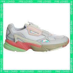 Adidas Falcon Zip Womens White Trainers NO BOX