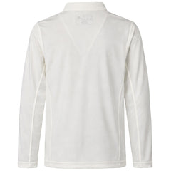 New Balance Logo Kids Off White Cricket Polo Shirt
