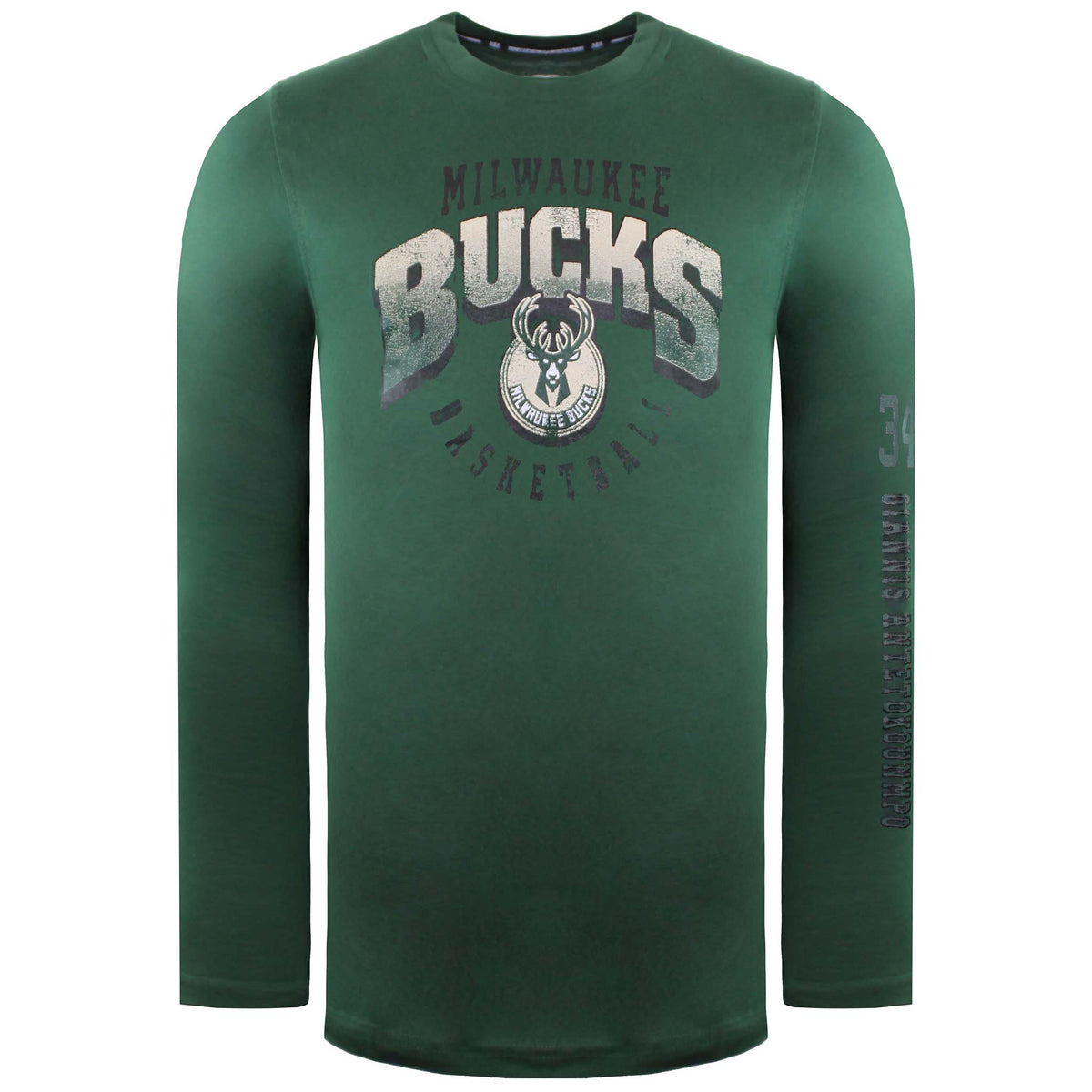 NBA Milwaukee Bucks 34 Giannis Antetokounmpo Mens Top