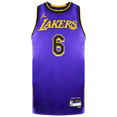 Jordan NBA LA Lakers 6 James Lebron Kids Statement Edition Swingman Jersey