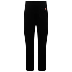 Lotton Contrast Cuffed Mens Black Track Pants